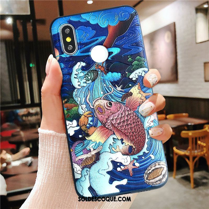 Coque Xiaomi Mi A2 Silicone Dessin Animé Protection Téléphone Portable Étui En Ligne