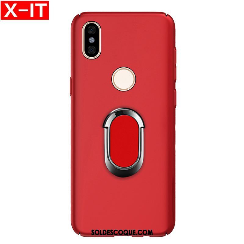 Coque Xiaomi Mi A2 Simple Tout Compris Tempérer Bleu Rouge En Vente