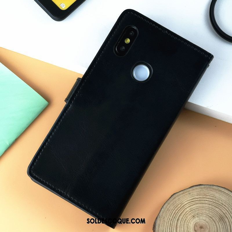 Coque Xiaomi Mi A2 Téléphone Portable Tout Compris Rouge Étui En Cuir Personnalité Housse Pas Cher