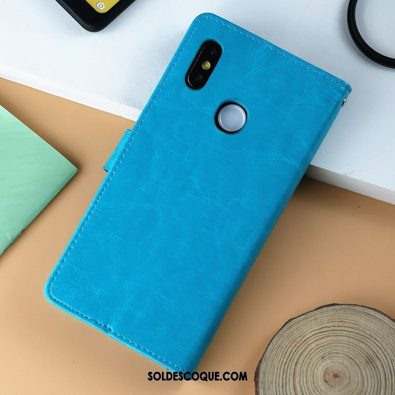 Coque Xiaomi Mi A2 Téléphone Portable Tout Compris Rouge Étui En Cuir Personnalité Housse Pas Cher