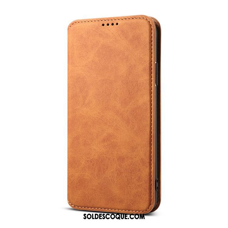 Coque Xiaomi Mi A2 Vert Business Cuir Véritable Carte Étui En Cuir Soldes