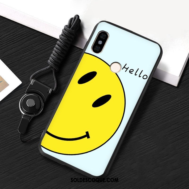 Coque Xiaomi Mi A2 Étui Incassable Téléphone Portable Fluide Doux Jaune Pas Cher