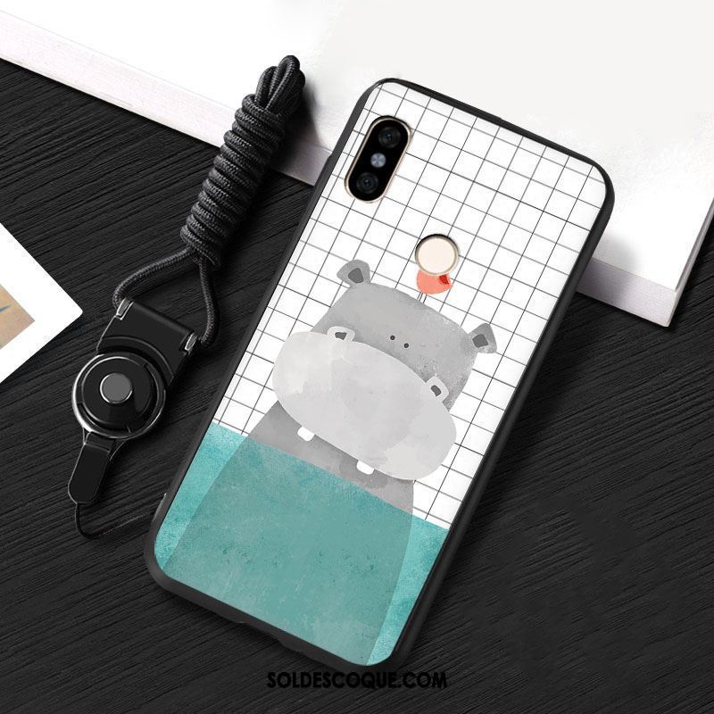 Coque Xiaomi Mi A2 Étui Incassable Téléphone Portable Fluide Doux Jaune Pas Cher