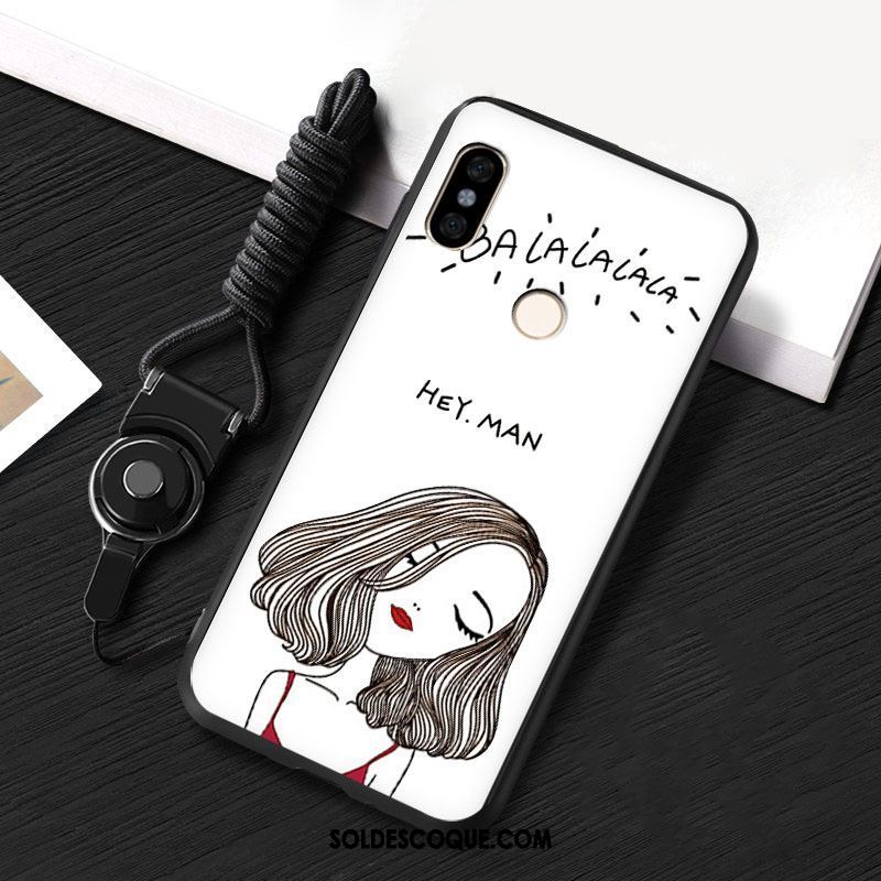 Coque Xiaomi Mi A2 Étui Incassable Téléphone Portable Fluide Doux Jaune Pas Cher