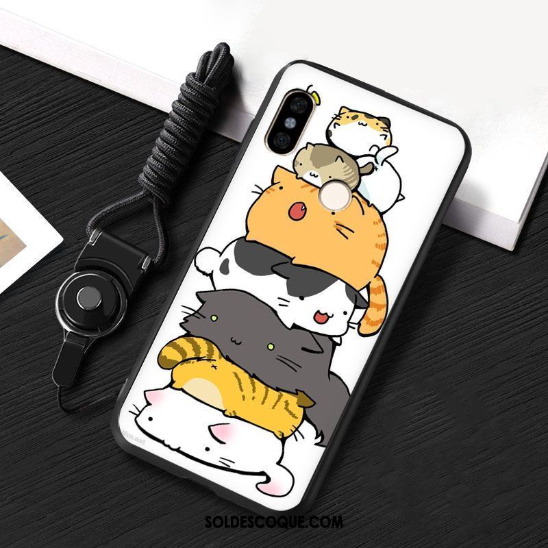 Coque Xiaomi Mi A2 Étui Incassable Téléphone Portable Fluide Doux Jaune Pas Cher