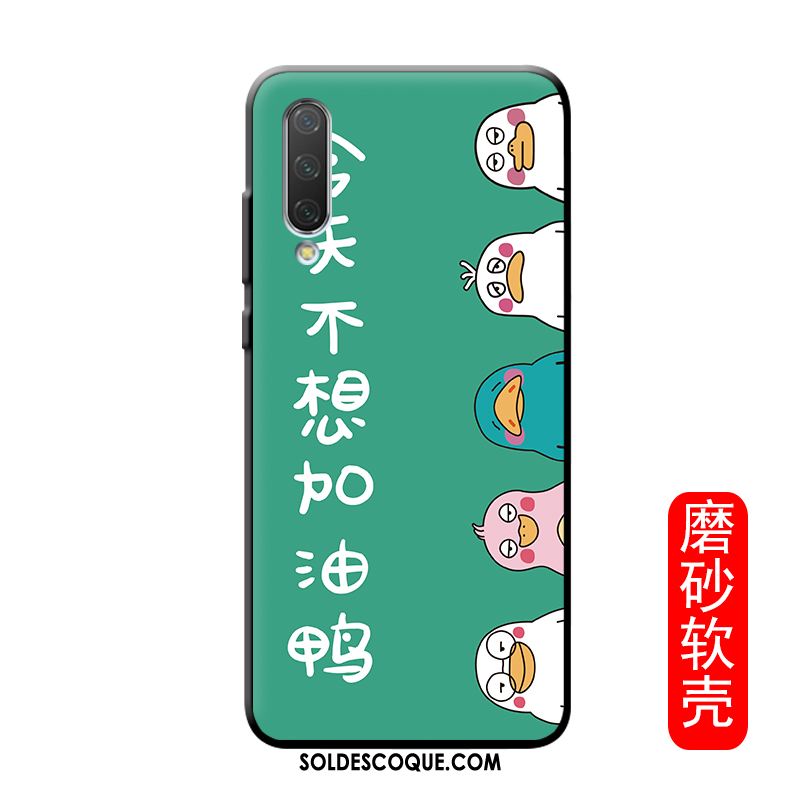 Coque Xiaomi Mi A3 Charmant Personnalité Téléphone Portable Canard Vert Soldes