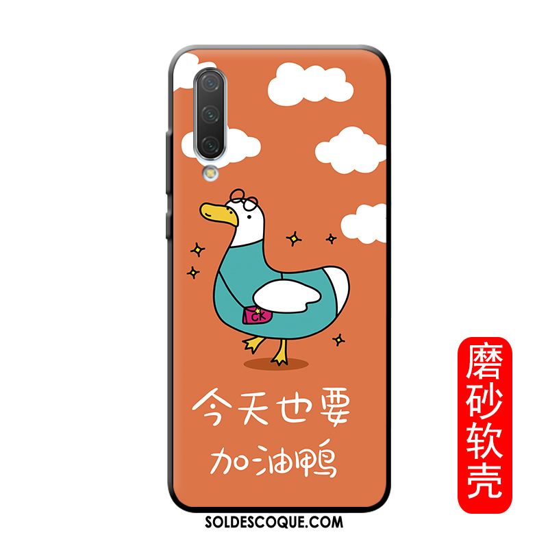 Coque Xiaomi Mi A3 Charmant Personnalité Téléphone Portable Canard Vert Soldes