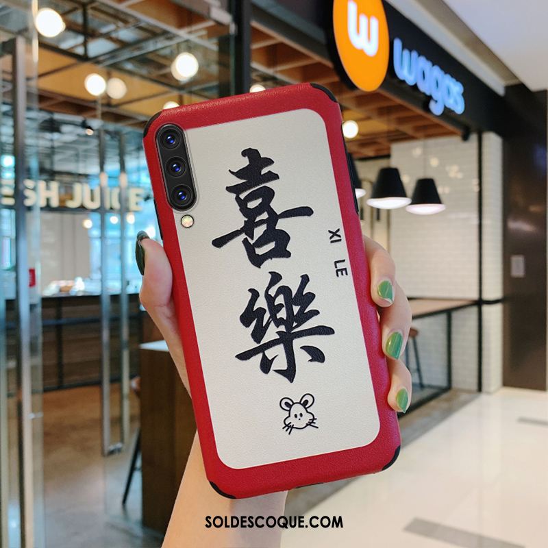 Coque Xiaomi Mi A3 Petit Gaufrage Téléphone Portable Soie Mulberry Nouveau En Ligne