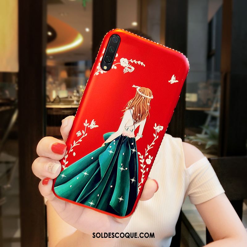 Coque Xiaomi Mi A3 Protection Incruster Strass Fluide Doux Dessin Animé Étui En Vente