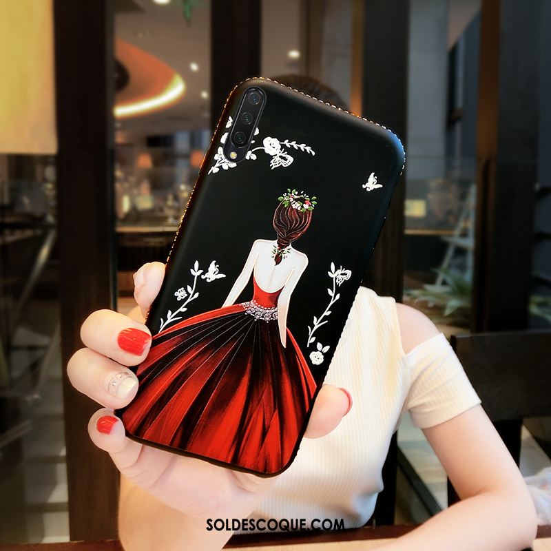 Coque Xiaomi Mi A3 Protection Incruster Strass Fluide Doux Dessin Animé Étui En Vente