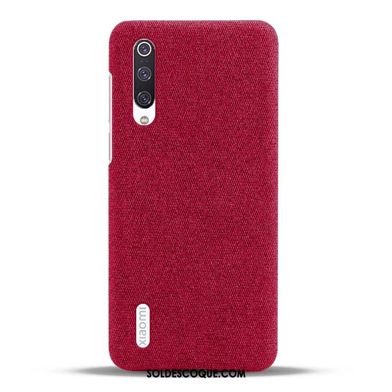 Coque Xiaomi Mi A3 Protection Tissu Gris Petit Étui France