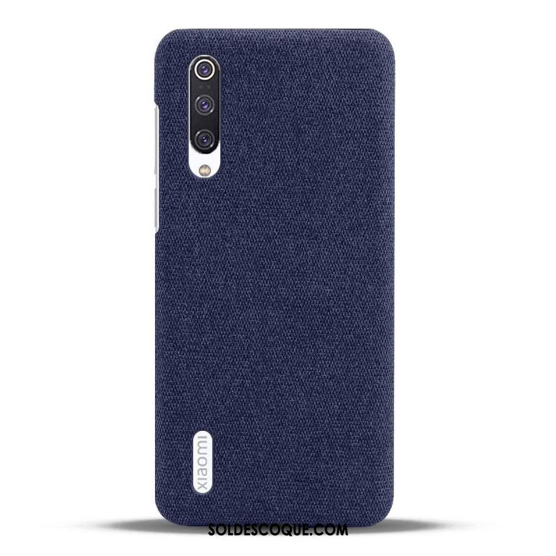 Coque Xiaomi Mi A3 Protection Tissu Gris Petit Étui France