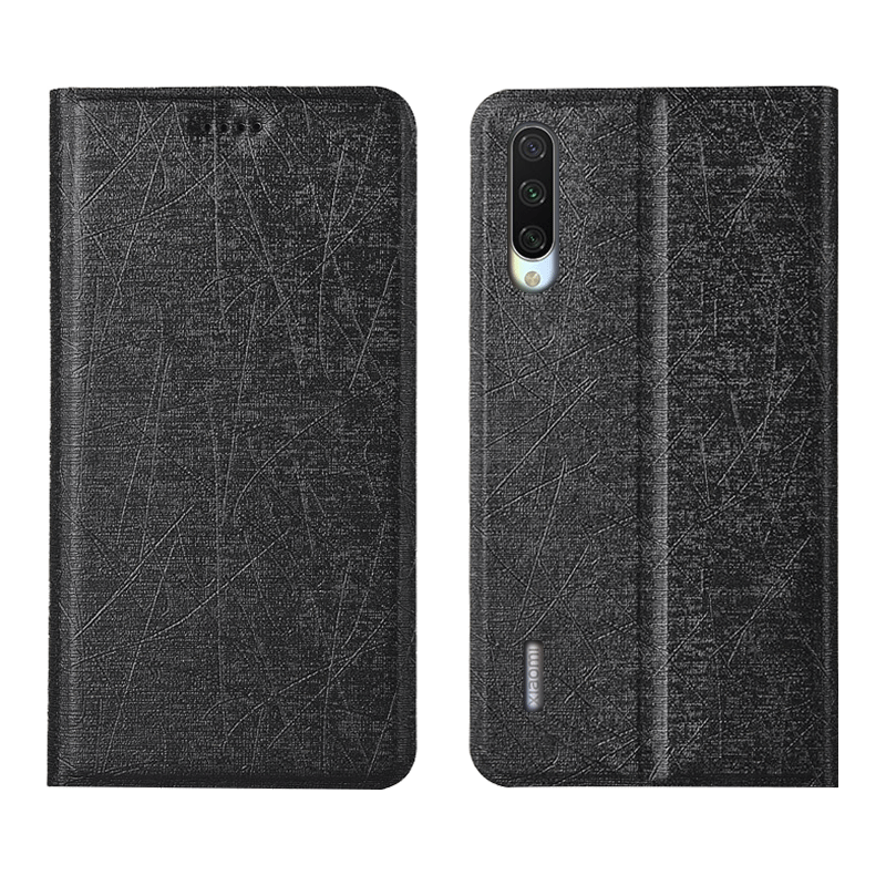 Coque Xiaomi Mi A3 Soie Tout Compris Étui En Cuir Or Incassable Pas Cher