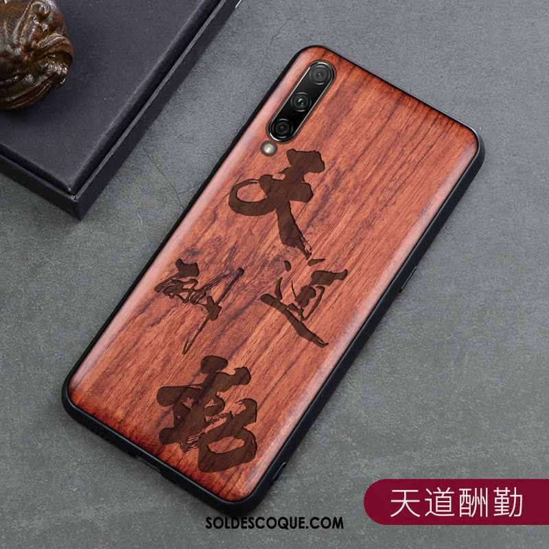 Coque Xiaomi Mi A3 Style Chinois Bois Massif Petit Protection Nouveau France