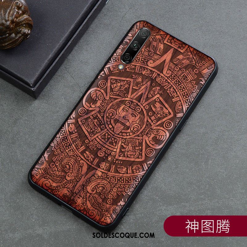 Coque Xiaomi Mi A3 Style Chinois Bois Massif Petit Protection Nouveau France