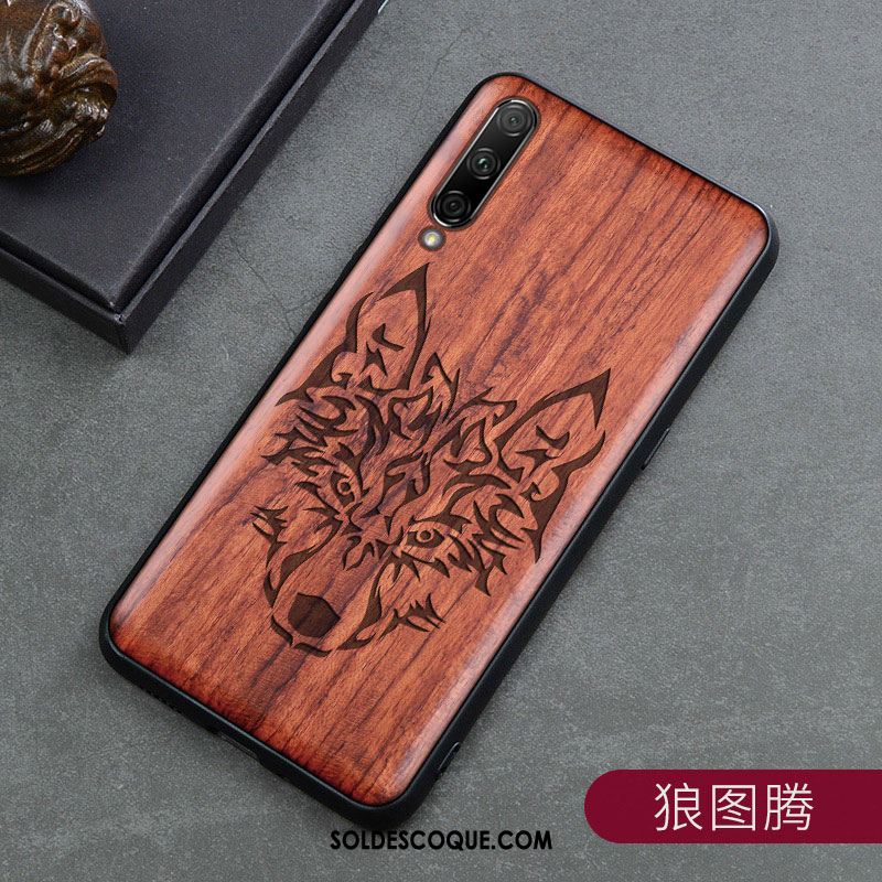 Coque Xiaomi Mi A3 Style Chinois Bois Massif Petit Protection Nouveau France