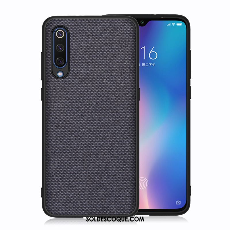 Coque Xiaomi Mi A3 Tissu Rouge Petit Silicone Téléphone Portable Housse Pas Cher