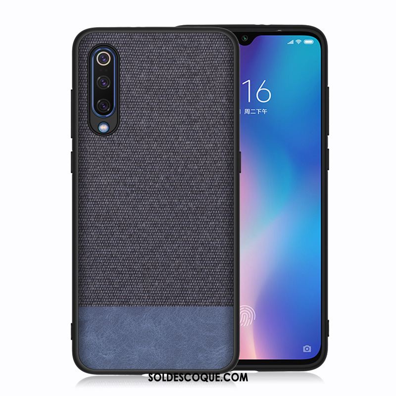 Coque Xiaomi Mi A3 Tissu Rouge Petit Silicone Téléphone Portable Housse Pas Cher