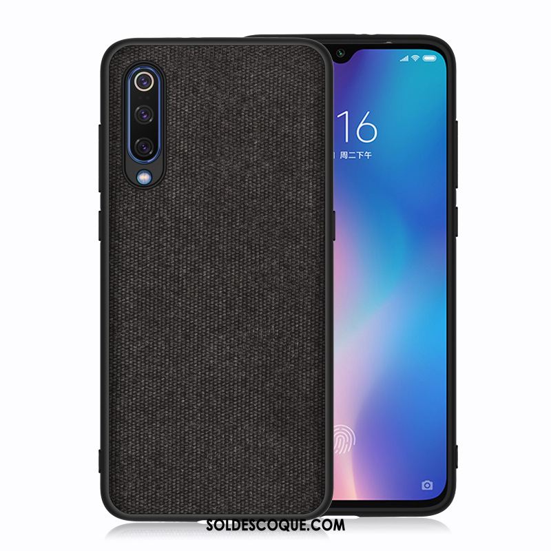 Coque Xiaomi Mi A3 Tissu Rouge Petit Silicone Téléphone Portable Housse Pas Cher