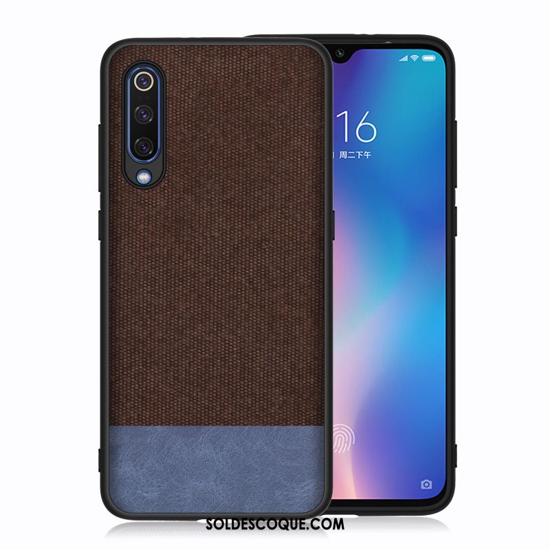 Coque Xiaomi Mi A3 Tissu Rouge Petit Silicone Téléphone Portable Housse Pas Cher