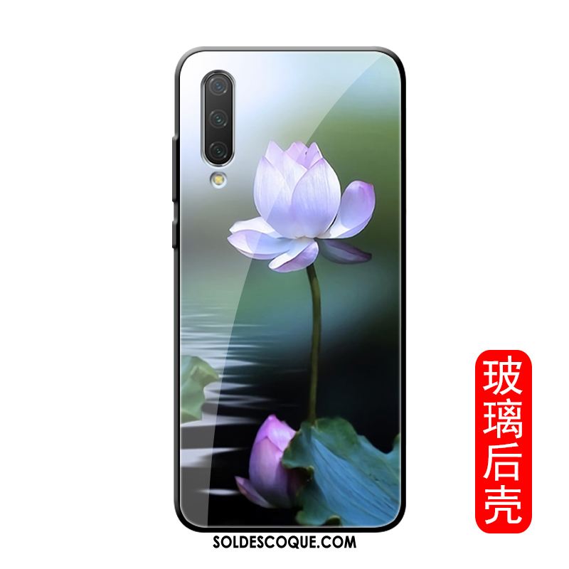 Coque Xiaomi Mi A3 Tout Compris Verre Net Rouge Simple Tendance En Vente