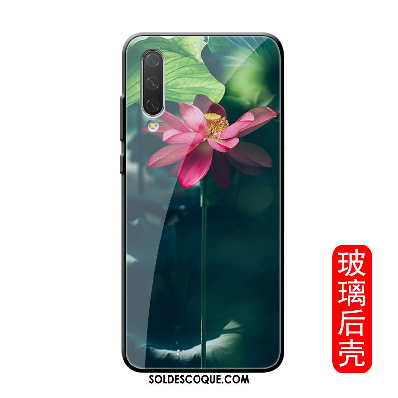 Coque Xiaomi Mi A3 Tout Compris Verre Net Rouge Simple Tendance En Vente