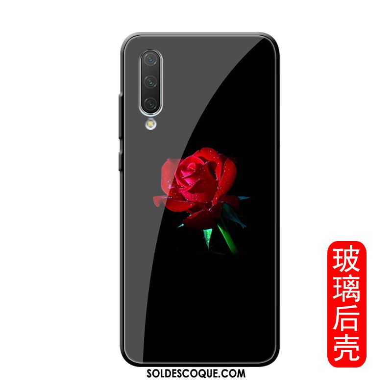 Coque Xiaomi Mi A3 Tout Compris Verre Net Rouge Simple Tendance En Vente