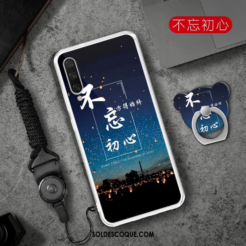 Coque Xiaomi Mi A3 Téléphone Portable Petit Transparent Étui Bleu En Ligne