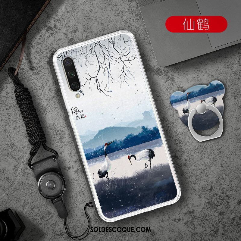 Coque Xiaomi Mi A3 Téléphone Portable Petit Transparent Étui Bleu En Ligne