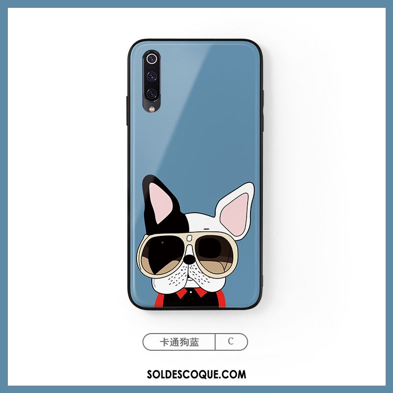 Coque Xiaomi Mi A3 Verre Créatif Net Rouge Petit Tendance Pas Cher