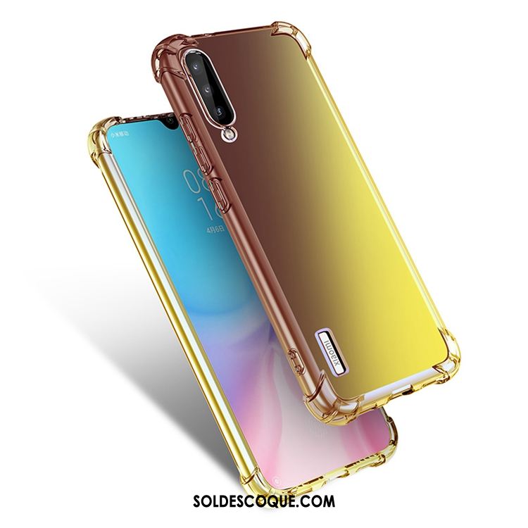 Coque Xiaomi Mi A3 Violet Modèle Incassable Arc En Ciel Dégradé Pas Cher