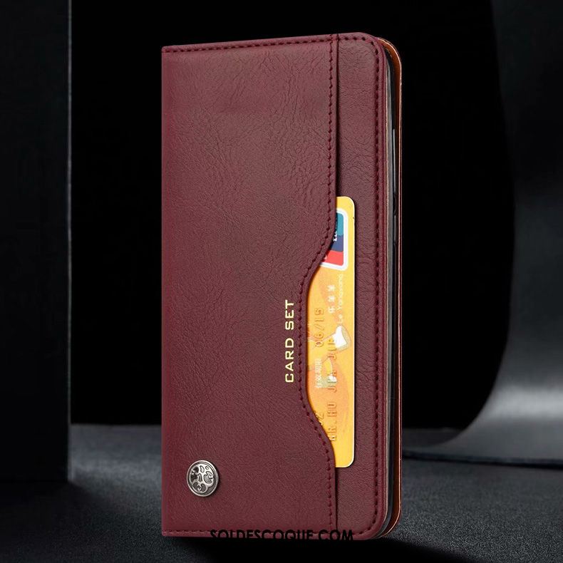 Coque Xiaomi Mi A3 Étui En Cuir Business Petit Téléphone Portable Carte Soldes