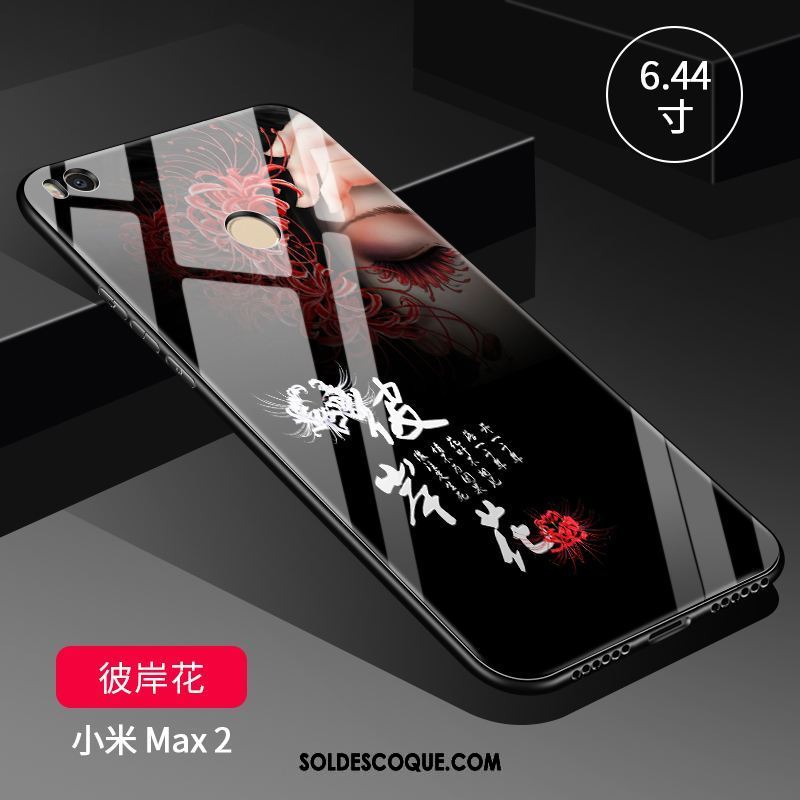 Coque Xiaomi Mi Max 2 Bleu Étui Protection Délavé En Daim Silicone Pas Cher