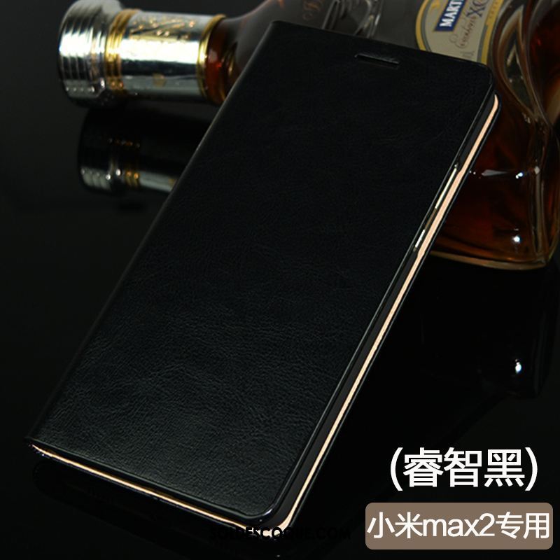 Coque Xiaomi Mi Max 2 Incassable Étui Protection Tout Compris Étui En Cuir En Ligne