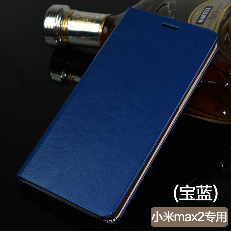 Coque Xiaomi Mi Max 2 Incassable Étui Protection Tout Compris Étui En Cuir En Ligne