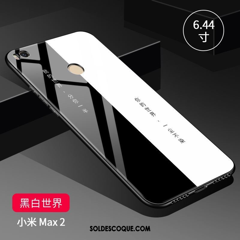 Coque Xiaomi Mi Max 2 Noir Créatif Silicone Personnalité Protection Pas Cher