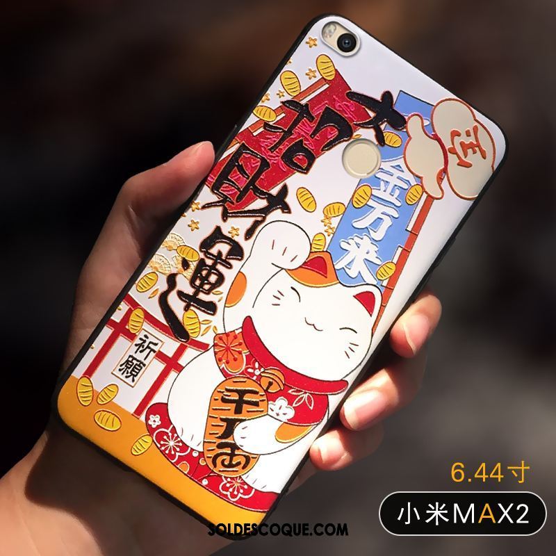 Coque Xiaomi Mi Max 2 Personnalité Rouge Téléphone Portable Silicone Marque De Tendance Soldes