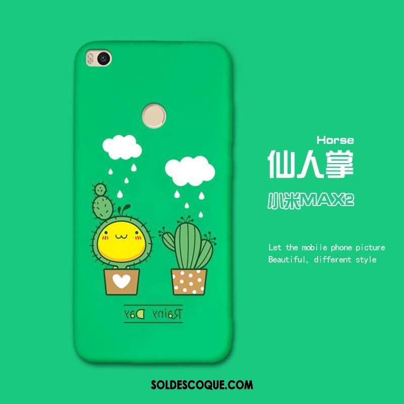 Coque Xiaomi Mi Max 2 Personnalité Vert Téléphone Portable Créatif Rat France