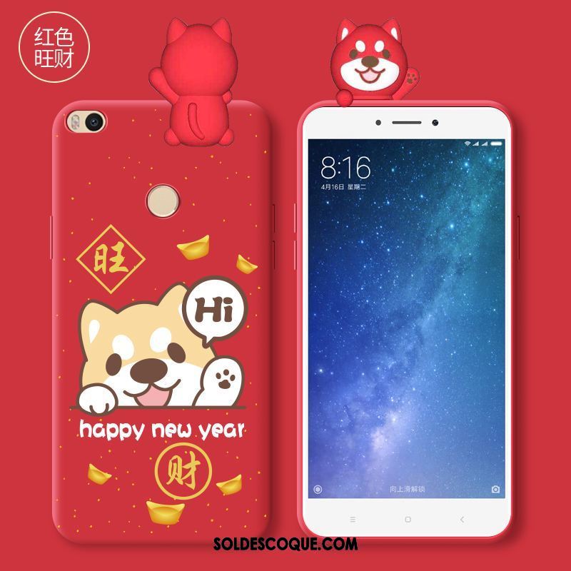 Coque Xiaomi Mi Max 2 Petit Personnalité Silicone Marque De Tendance Dessin Animé Soldes