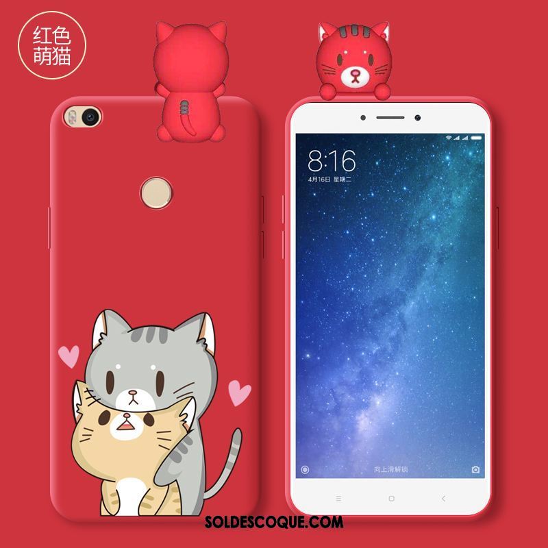 Coque Xiaomi Mi Max 2 Petit Personnalité Silicone Marque De Tendance Dessin Animé Soldes