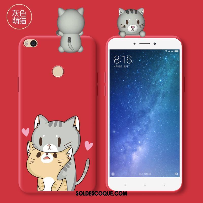 Coque Xiaomi Mi Max 2 Petit Personnalité Silicone Marque De Tendance Dessin Animé Soldes