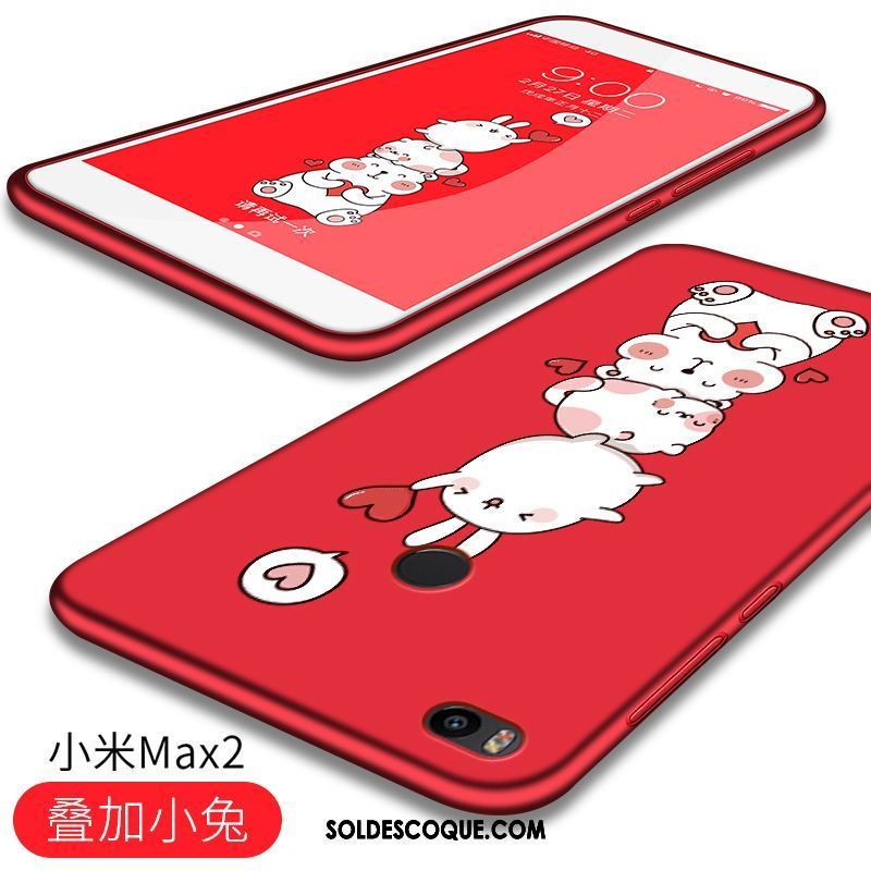 Coque Xiaomi Mi Max 2 Silicone Fluide Doux Protection Dessin Animé Créatif Pas Cher