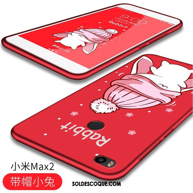 Coque Xiaomi Mi Max 2 Silicone Fluide Doux Protection Dessin Animé Créatif Pas Cher