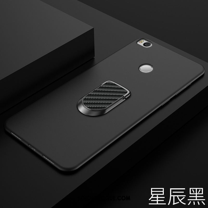 Coque Xiaomi Mi Max 2 Simple Magnétisme Délavé En Daim Tendance Téléphone Portable En Vente