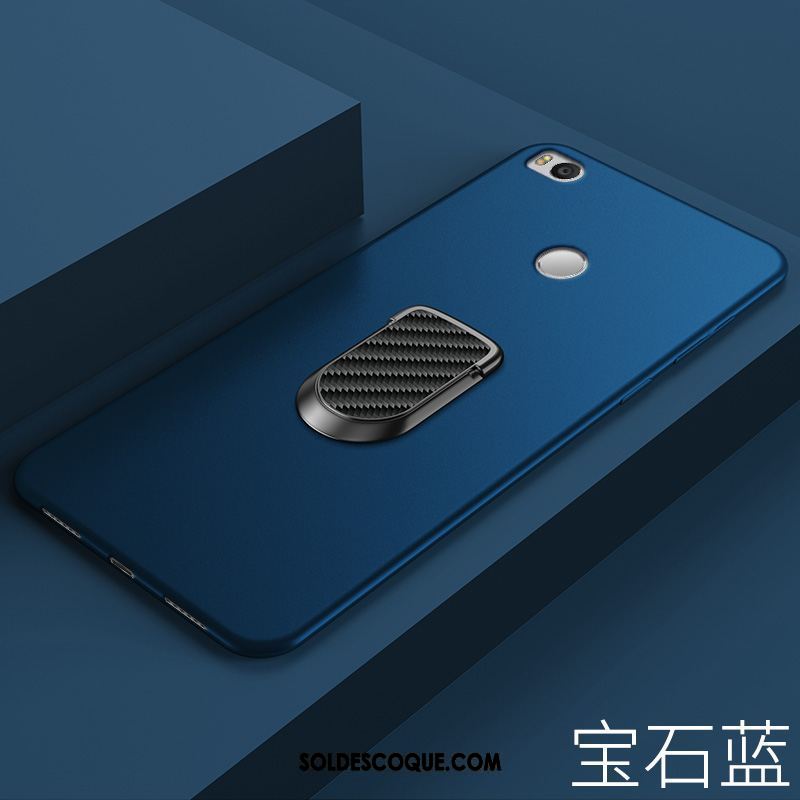 Coque Xiaomi Mi Max 2 Simple Magnétisme Délavé En Daim Tendance Téléphone Portable En Vente