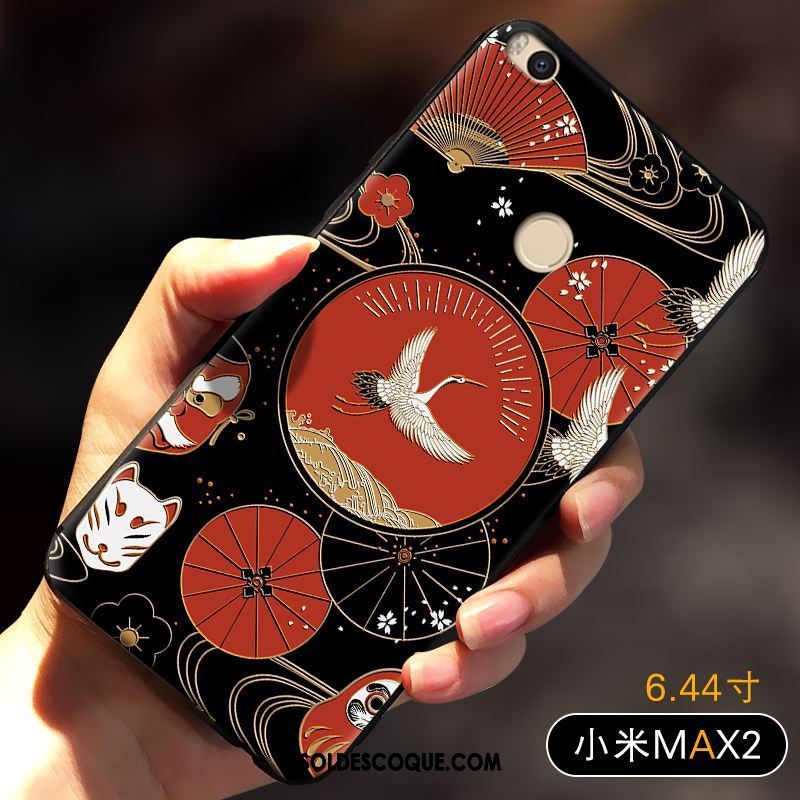 Coque Xiaomi Mi Max 2 Téléphone Portable Personnalité Protection Noir Incassable En Ligne