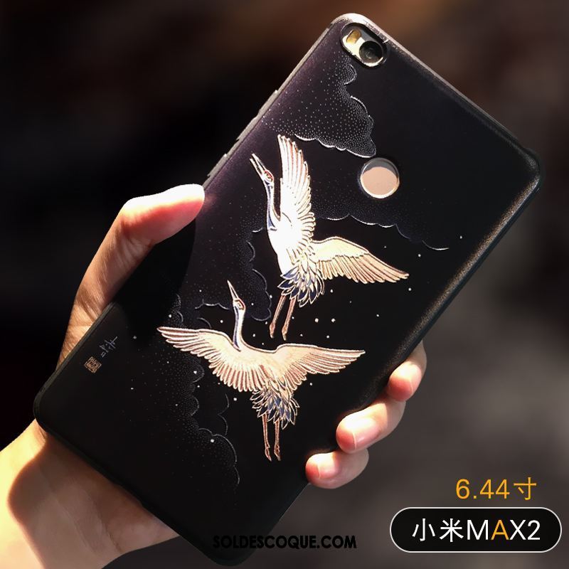 Coque Xiaomi Mi Max 2 Téléphone Portable Personnalité Protection Noir Incassable En Ligne