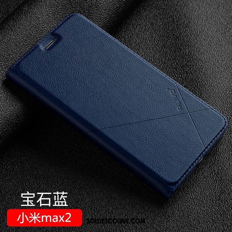 Coque Xiaomi Mi Max 2 Étui En Cuir Protection Clamshell Rouge Difficile Housse En Ligne