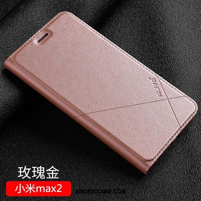 Coque Xiaomi Mi Max 2 Étui En Cuir Protection Clamshell Rouge Difficile Housse En Ligne