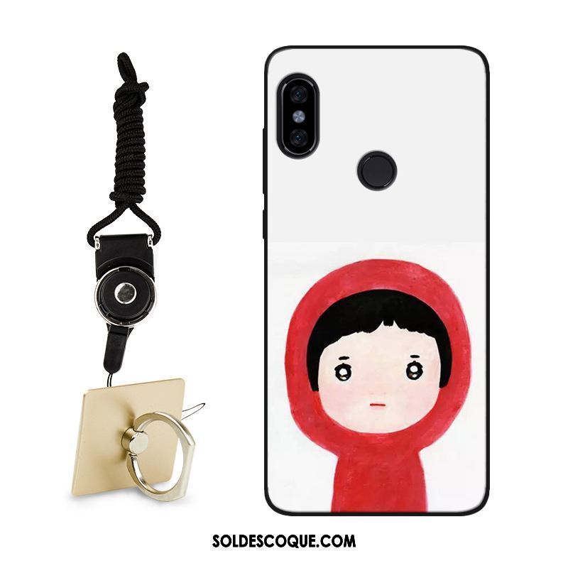 Coque Xiaomi Mi Max 3 Charmant Rouge Délavé En Daim Téléphone Portable Créatif En Vente